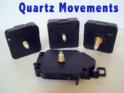 quartz clock movements replacements
