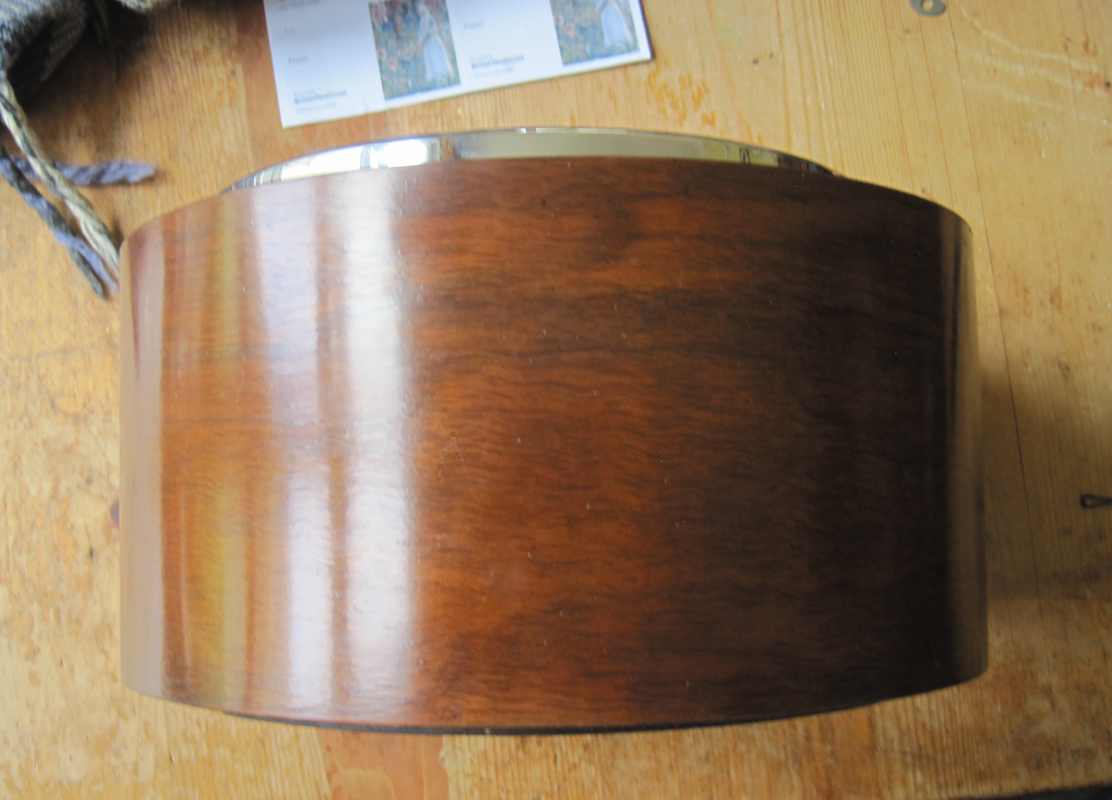 Art Deco Mantle clock, top view