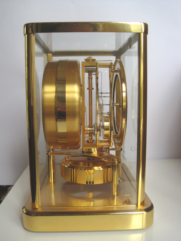 Atmos clock case right-side view